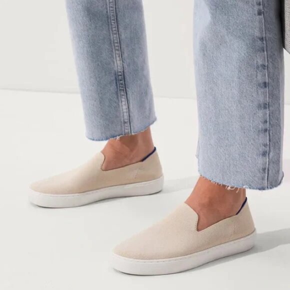 Rothys - The Original Slip On Sneaker in Sand Sz 8.5 - Picture 1 of 8